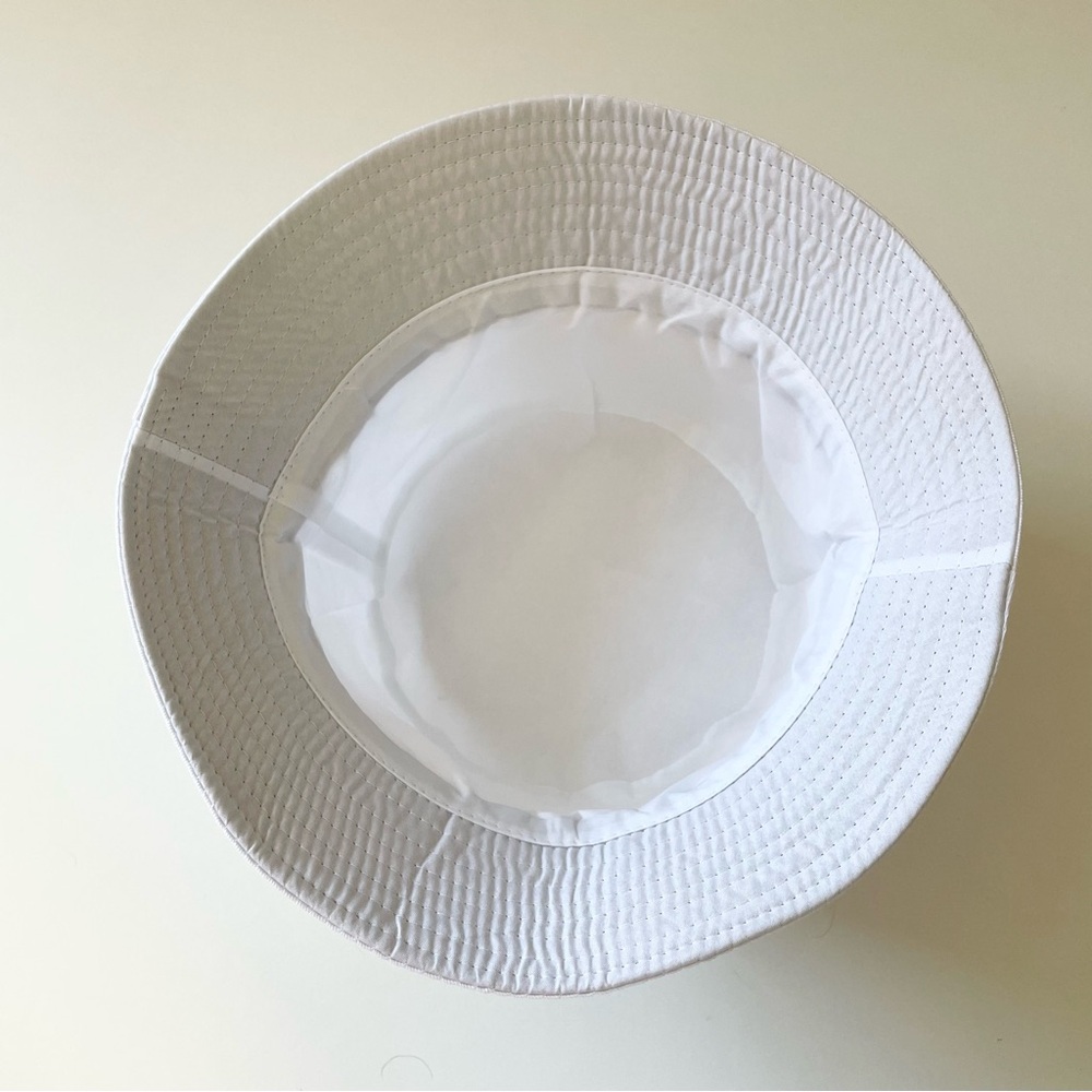 White Beachy Bucket Hat, Unisex, Lightweight, Lined, Ladies M/L, Men’s S… - Picture 4 of 4